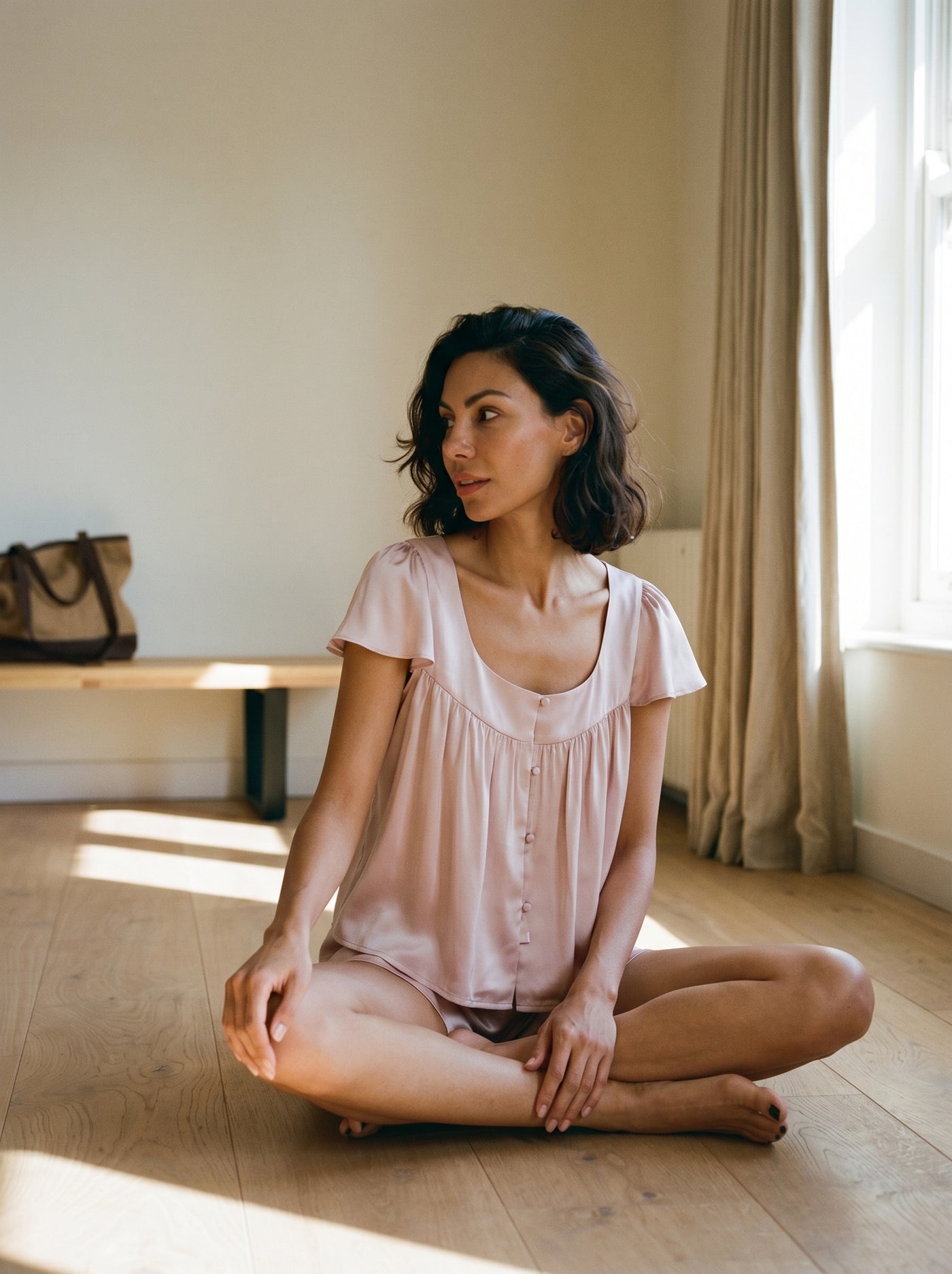 Silxine Short Sleeve Set — editorial