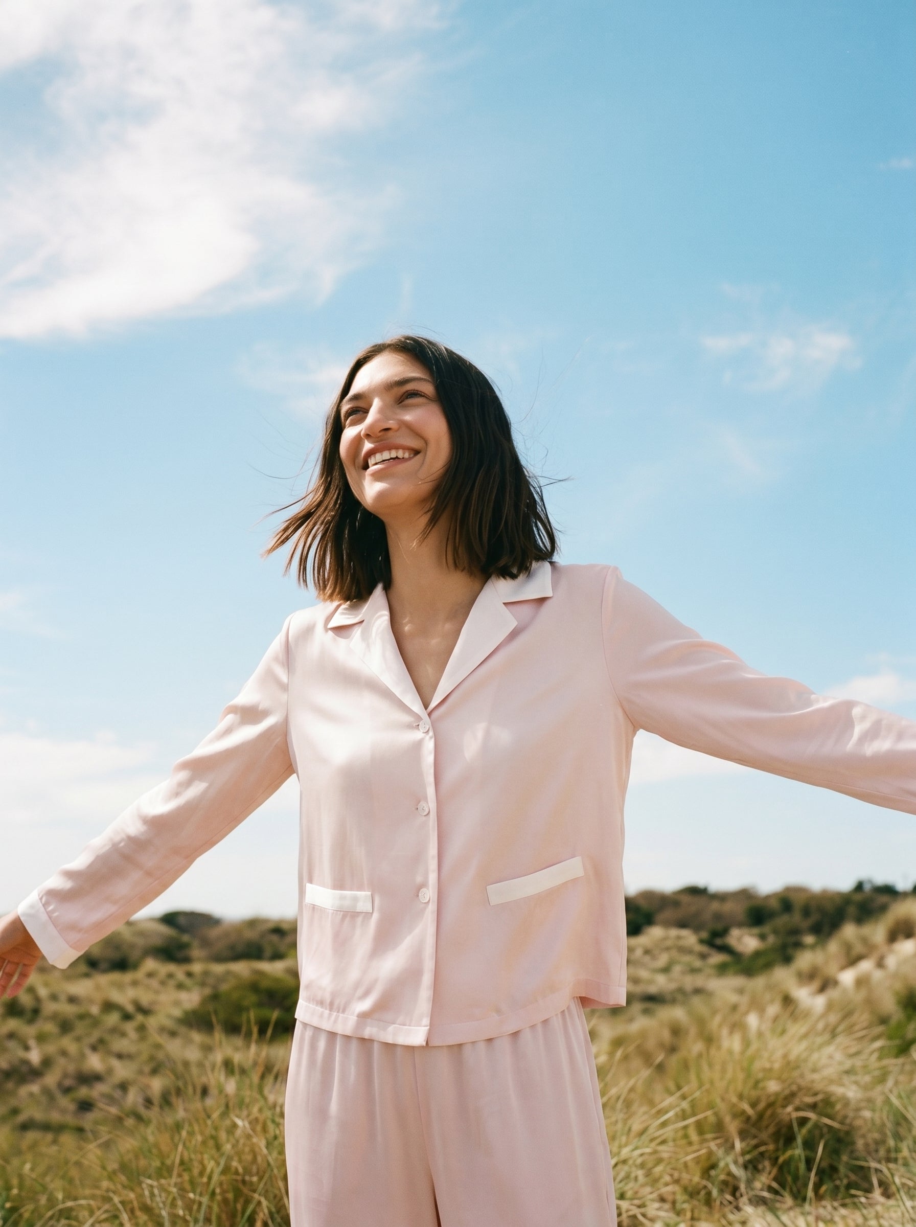 Silk pajamas — moment 2