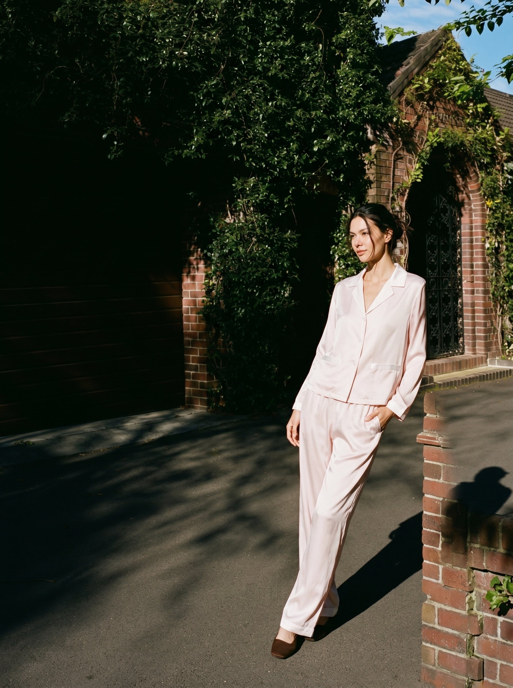 Silk pajamas — moment 4